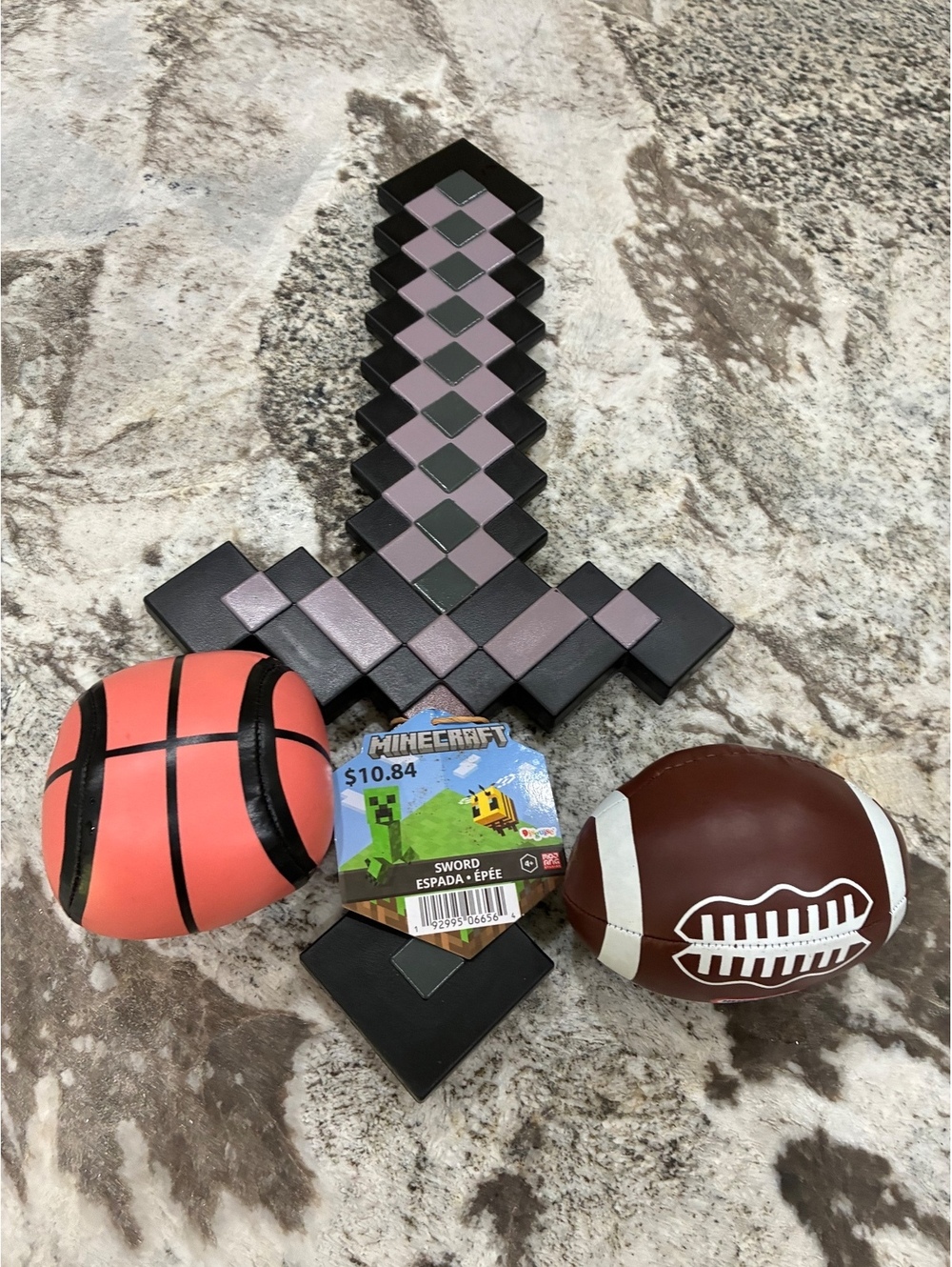 Little Tikes Sports Balls and Minecraft Sword Toy Set
